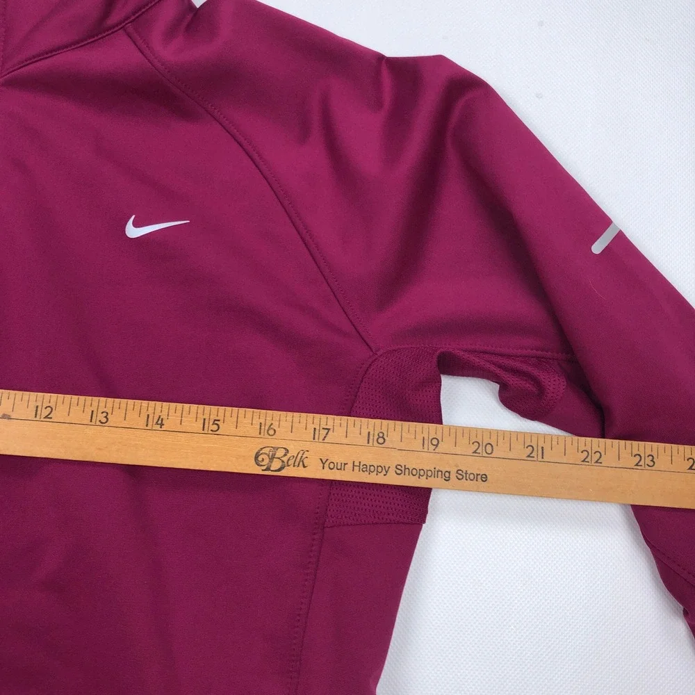Nike Womens Element Thermal Full Zip Running Jacket Purple Large L